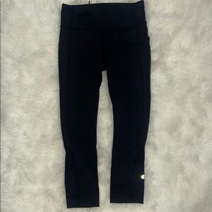 Lululemon 21” Crop Black Leggings